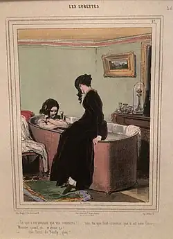 Les Lorettes vues par Paul Gavarni.