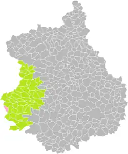 Les Étilleux dans leur arrondissement.