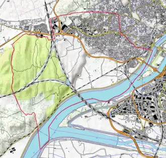 Carte topographique.