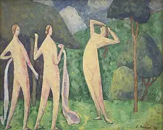 Émile Bernard, Les Baigneuses, 1890.