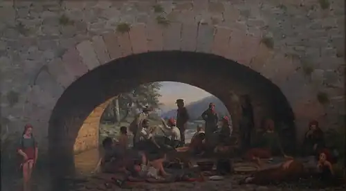 Famille de Bohémiens (1832), localisation inconnue.