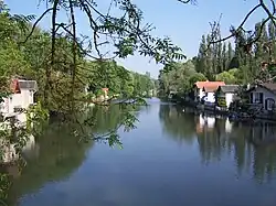 Les bords du Loiret à Olivet.