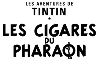 Haut de couverture de l'album Les Cigares du pharaon.