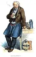 Costume masculin du XIXe&nbsp;siècle.
