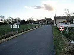 Les Guinards depuis la D 433