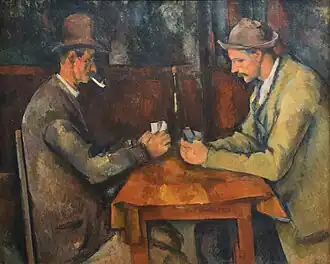 Les Joueurs de cartes de Paul Cézanne.