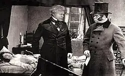 Les Misérables (1917) : Gretchen Hartman, William Farnum et Hardee Kirkland (de g. à d.)