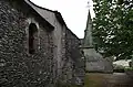 Contreforts côté ouest.