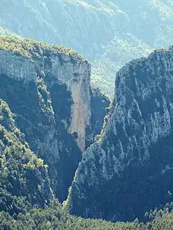 Clue des Mujouls de l'Estéron.