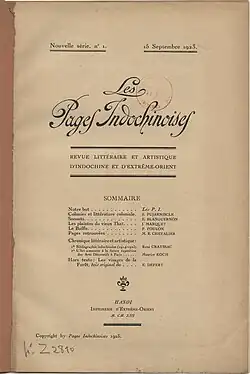 Image illustrative de l’article Les Pages indochinoises