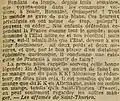 Extrait du journal La Dépêche de Brest du 15 février 1918 (texte signé "Les affamés de Saint-Thurien" (partie 2).