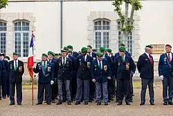 Les anciens de la légion étrangère lors de la prise d'arme de Camerone - Avril 2024.