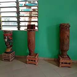 Les tambouirs sacrés du musée des masques