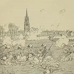 L'assaut du 3e&nbsp;régiment de marche de zouaves sur Beaune-la-Rolande.