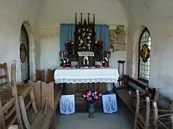 La chapelle Notre-Dame-des-Affligées, l'intérieur.