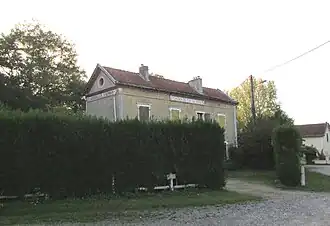 L'ancienne gare de nos jours devenue une habitation.