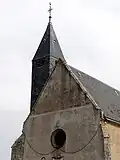 Clocher de l'église Saint-Gilles de Levainville, 1913-1914.