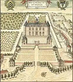 Le château de Levesville en 1696