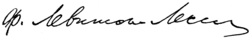 signature de Franz Loewinson-Lessing