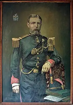 Urbain Charles LEYNIERS, Capitaine commandant d'artillerie (1845-1882), époux de Marie Adèle Charlotte THARIN.