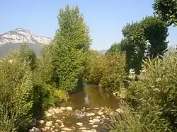 La Leysse vue à Barberaz, 1 km avant Chambéry.