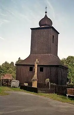 Clocher de l'église de Liberk.