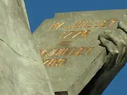 « IV Juillet 1776 = XIV Juillet 1789 ».