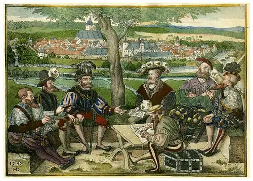 Conseil des princes de la ligue de Smalkalde, 1545.