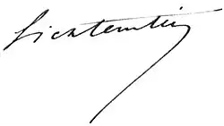 signature de Philippe Lichtenstein