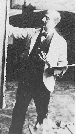 Max Liebermann devant son chevalet