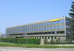 Les bureaux de l'unité « pelles de terrassement » Liebherr.
