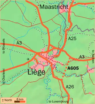Image illustrative de l’article Autoroute A605 (Belgique)