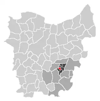 Localisation de Bambrugge