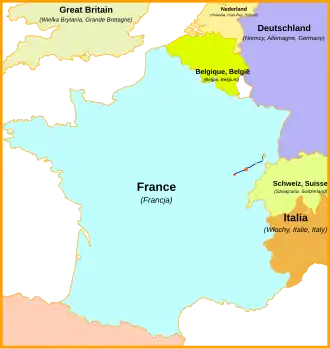 Image illustrative de l’article Ligne de Dole-Ville à Belfort