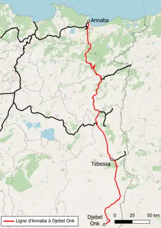Image illustrative de l’article Ligne de Annaba à Djebel Onk