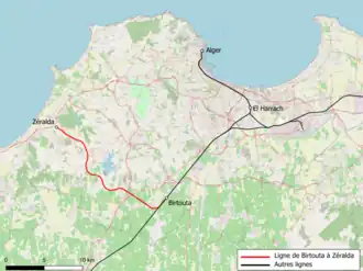 Voir la carte de la ligne.