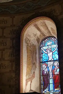 Abel, ébrasement de la fenêtre centrale.