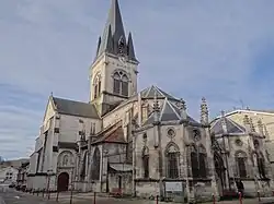 Chevet de l'église.