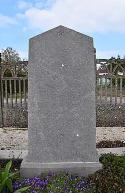 Tombe de William Malcom Chisholm, premier militaire australien tombé lors de guerre 14-18.