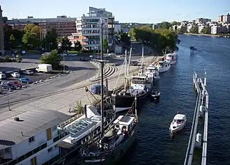 Liljeholmshamnen en 2009.