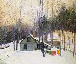 A Snowy Monday (The Cooperage, Hancock, New Hampshire), 1926