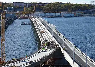 Lilla Lidingöbron le 11 octobre 2022.