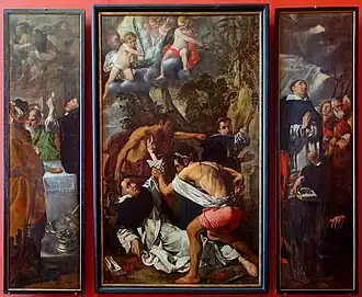 Le Martyre de saint Pierre de Vérone, Jeremias Mittendorff  (1629), palais des Beaux-Arts de Lille.