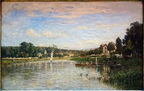 Stanislas Lépine, Vue de Brie-sur-Marne, 1873Collection du Palais des Beaux-Arts de Lille