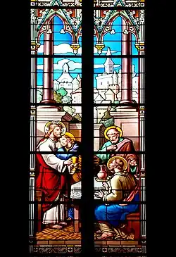 Le dernier repas de Jésus.