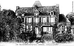 Limerzel : le château de Kerfaz (Kerdace) vers 1925 (carte postale).