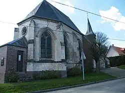 Le chevet de l'église.