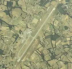 Aéroport de Limoges Bellegarde en 1990.