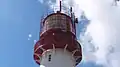 La lanterne du phare à 50 mètres d'altitude