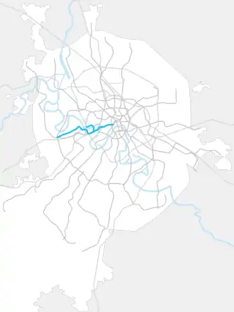 Voir la carte de la ligne.